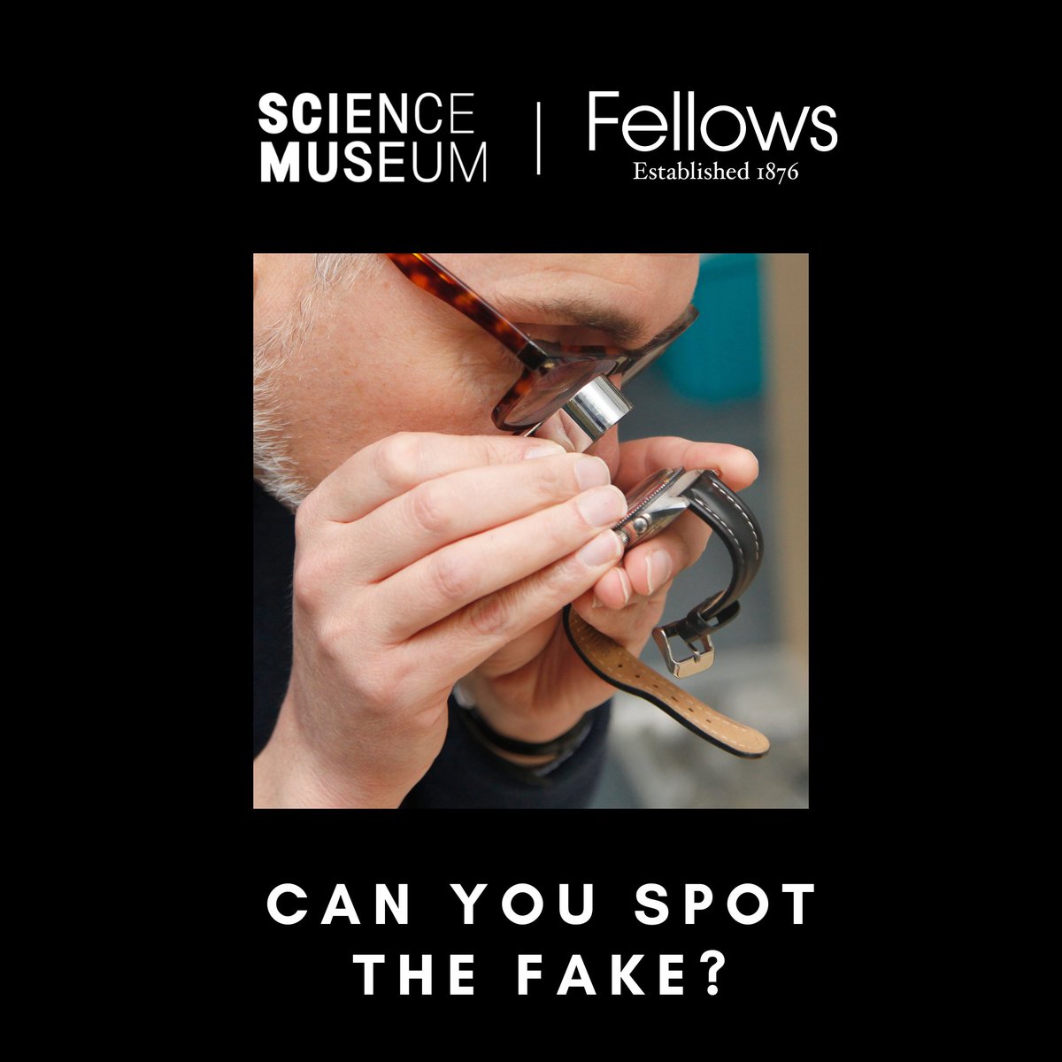 FellowsAuctions's tweet image. Fellows at the @sciencemuseum 🪐

Can you tell a Rolex from a Rollox? An Omega from an Amigo? Come and meet our specialists amongst the gems of the @ClockmakersMus, to learn the tricks we use in spotting fake watches.

Weds 29th March, book free tickets ➡️ ow.ly/FrbC50NefRb