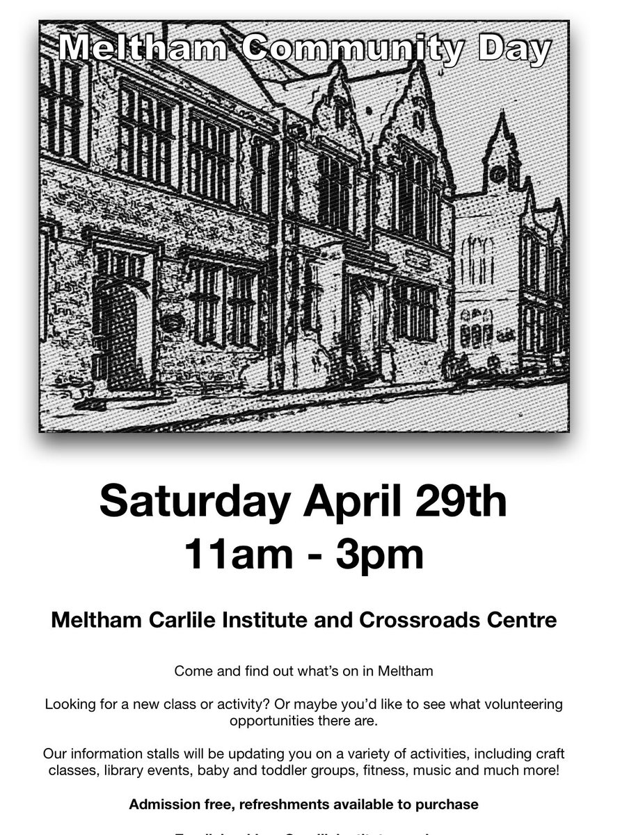 The Carlile Institute (@communityrooms) on Twitter photo Date for your diary! Our last event was a great success, we had dozens of fabulous stalls and lots of visitors,unfortunately, 2 weeks later we were in lockdown! 
We’re contacting all the community groups on our files, but if you’d like to be included, message or email for details Date for your diary! Our last event was a great success, we had dozens of fabulous stalls and lots of visitors,unfortunately, 2 weeks later we were in lockdown! 
We’re contacting all the community groups on our files, but if you’d like to be included, message or email for details