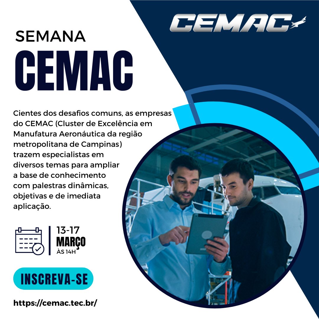 grvsoftware's tweet image. SEMANA CEMAC 
Cientes dos desafios comuns, as empresas do CEMAC trazem especialistas em diversos temas.Inscreva-se gratuitamente: cemac.tec.br

Apoio: GRV SOFTWARE

#grv #grvsoftware #software #industria #tecnologia #semanaCEMAC