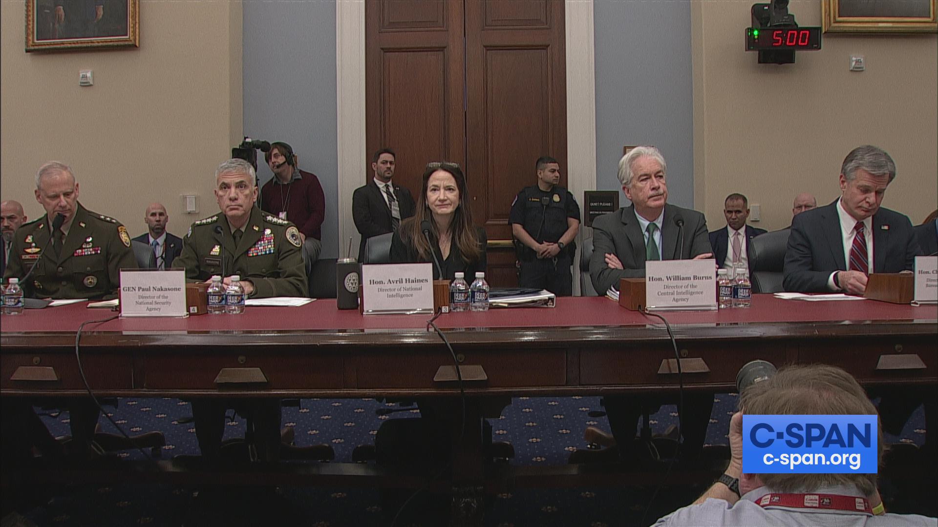 CSPAN on Twitter "Directors of CIA, FBI, NSA, DIA and National