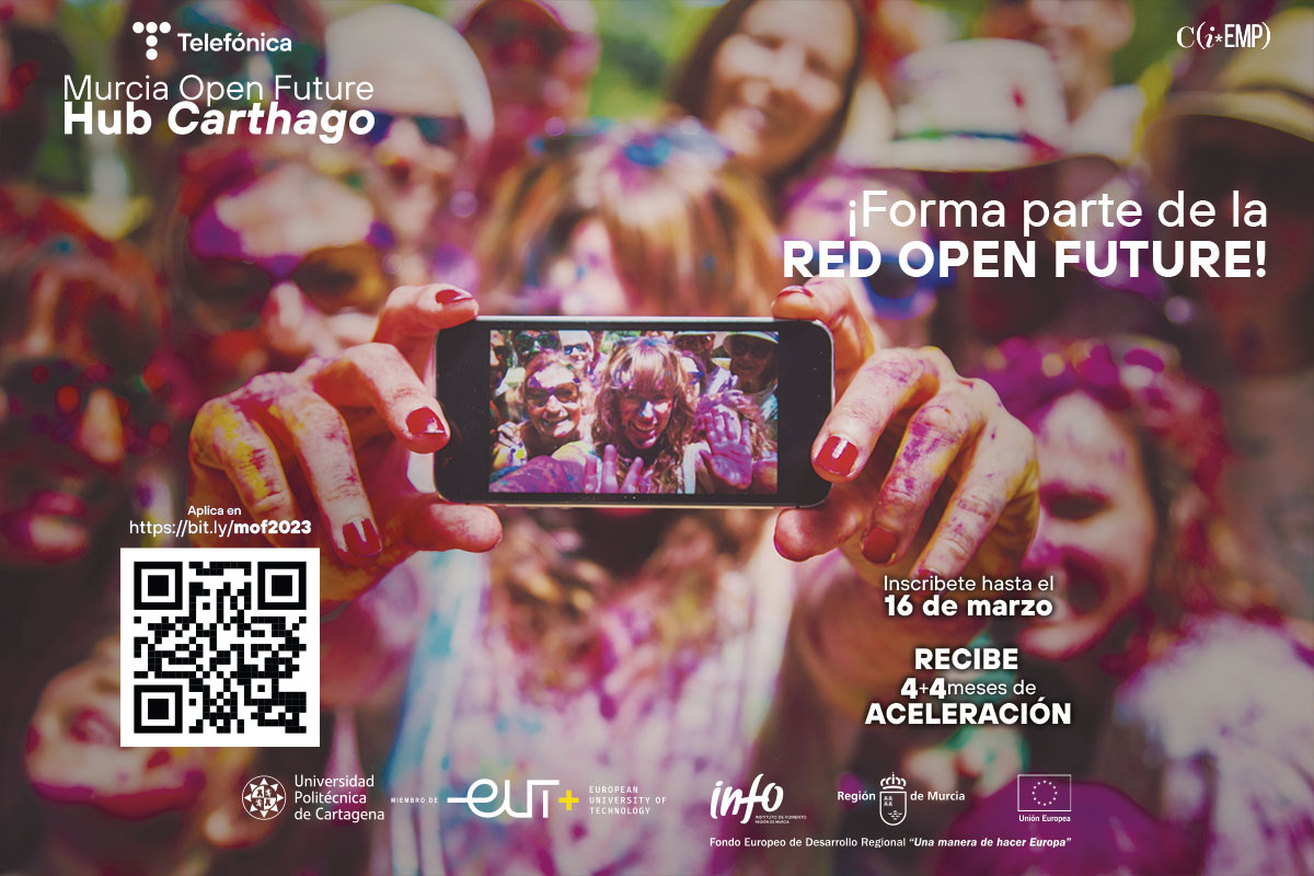 talentUPCT's tweet photo. Queda una semana para aplicar en https://t.co/apt1vUMO3y
✨ Una de las ventajas de unirse al #HubCarthago es formar parte de @OpenFuture_ de @Telefonica, @infoRMurcia y @UPCTnoticias
Aprovecha las ventajas de una red de emprendimiento global 🌎
Haz que tu proyecto despegue🚀 https://t.co/95sABG54yS