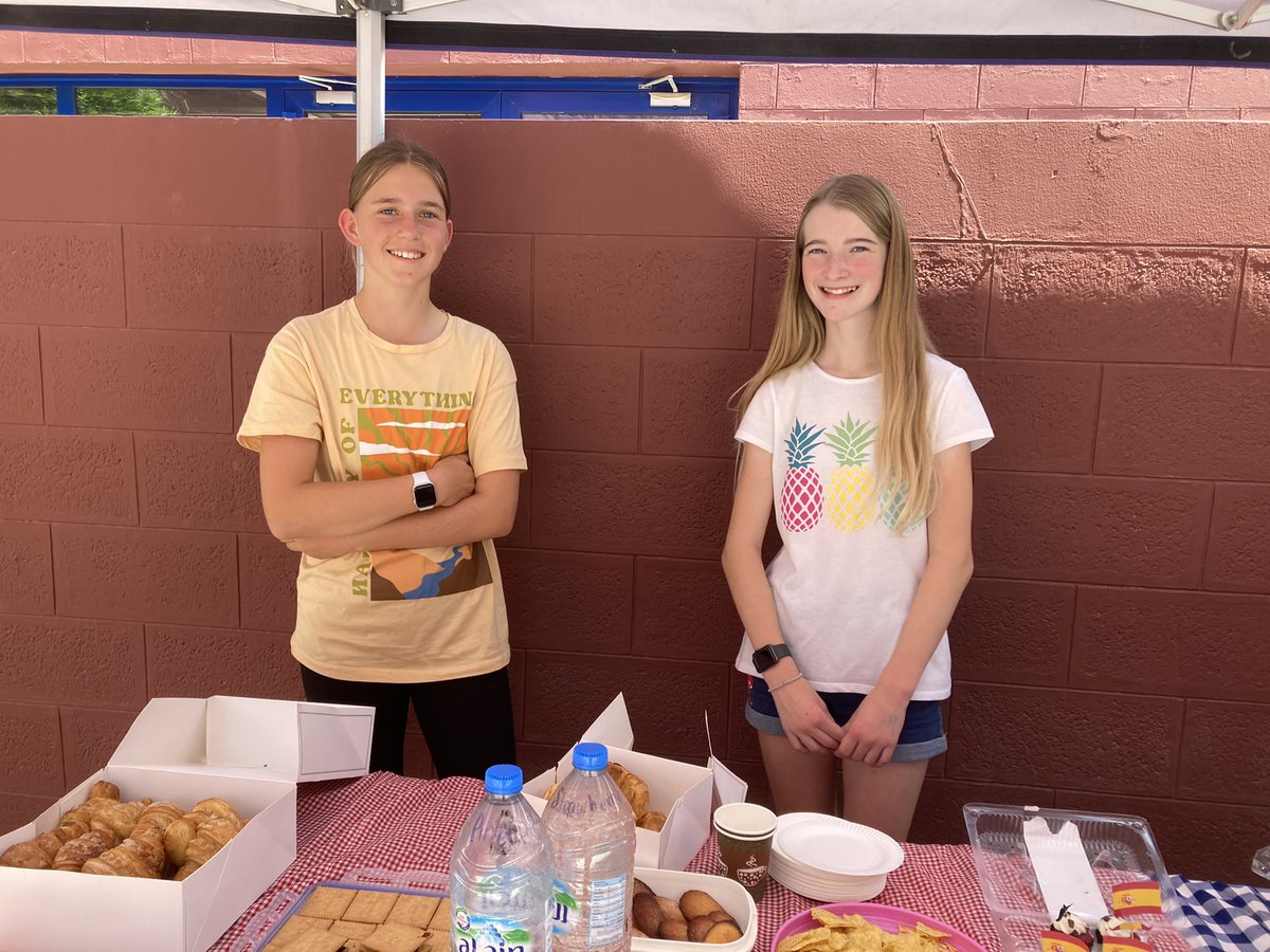 Lots of delicious food on offer from Year 8 and Year7 at the MFL cafe from all corners of the Hispanic and Francophone worlds! We have some budding chefs in the making!  <a href="/DCol_Charity/">DC Charity Committee</a>