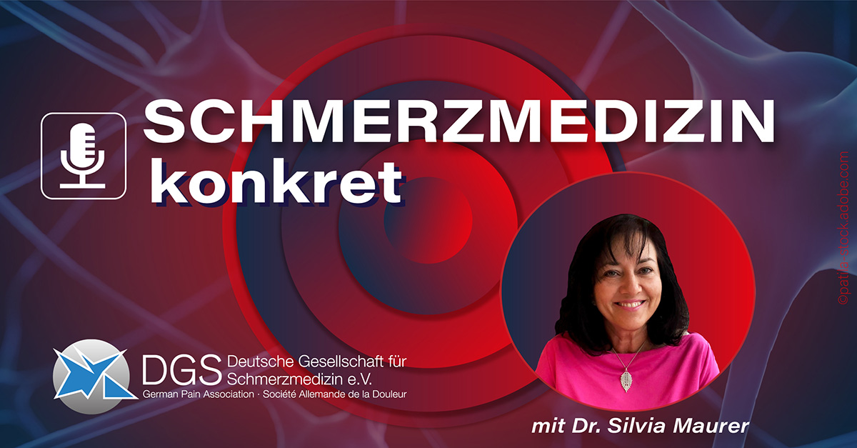 Der neue DGS-Podcast „Schmerzmedizin konkret“ erfahren Sie, wie Schmerzen effektiv und konkret behandelt werden können. 
Neue Podcast-Folgen erscheinen immer donnerstags bei Spotify, Deezer, Google Podcasts, RTL+Musik und auf unserer Homepage: dgschmerzmedizin.de/presse/dgs-pod…