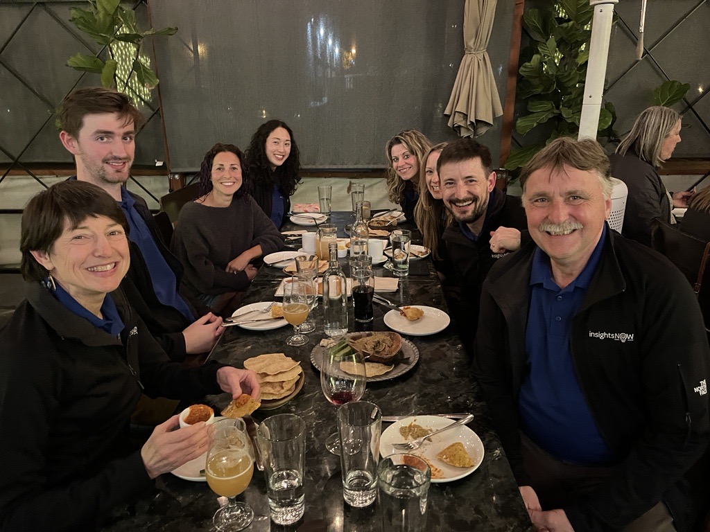 Day One at #NaturalProductsExpoWest is a wrap! Fun team dinner after a time on the Expo floor. We can't wait to see what Day Two will bring here at #NPEW—come see us: North Hall Booth 1316. Teamwork is dreamwork with <a href="/StuckyG/">Greg Stucky</a> <a href="/DaveLundahl/">Dave Lundahl</a> &amp; everyone here! 
bit.ly/3JrfWIB