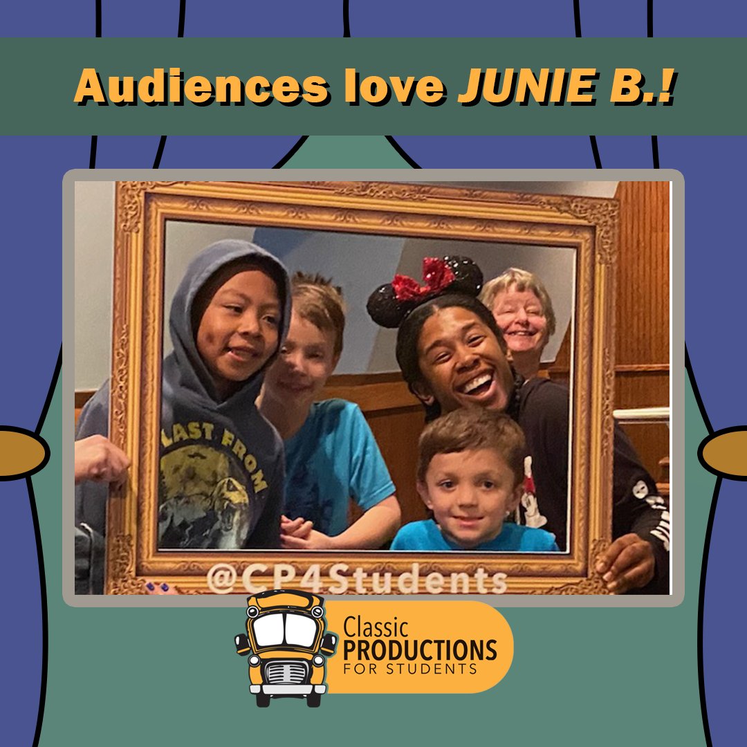 CP4Students's tweet photo. That's a wrap for our Spring performances of @TheaterWorksUSA 's JUNIE B.'S ESSENTIAL SURVIVAL GUIDE TO SCHOOL. Thanks to all who came out and enjoyed the show, we loved seeing all the smiling faces! 🎭👏 https://t.co/9KV8GUF2uH