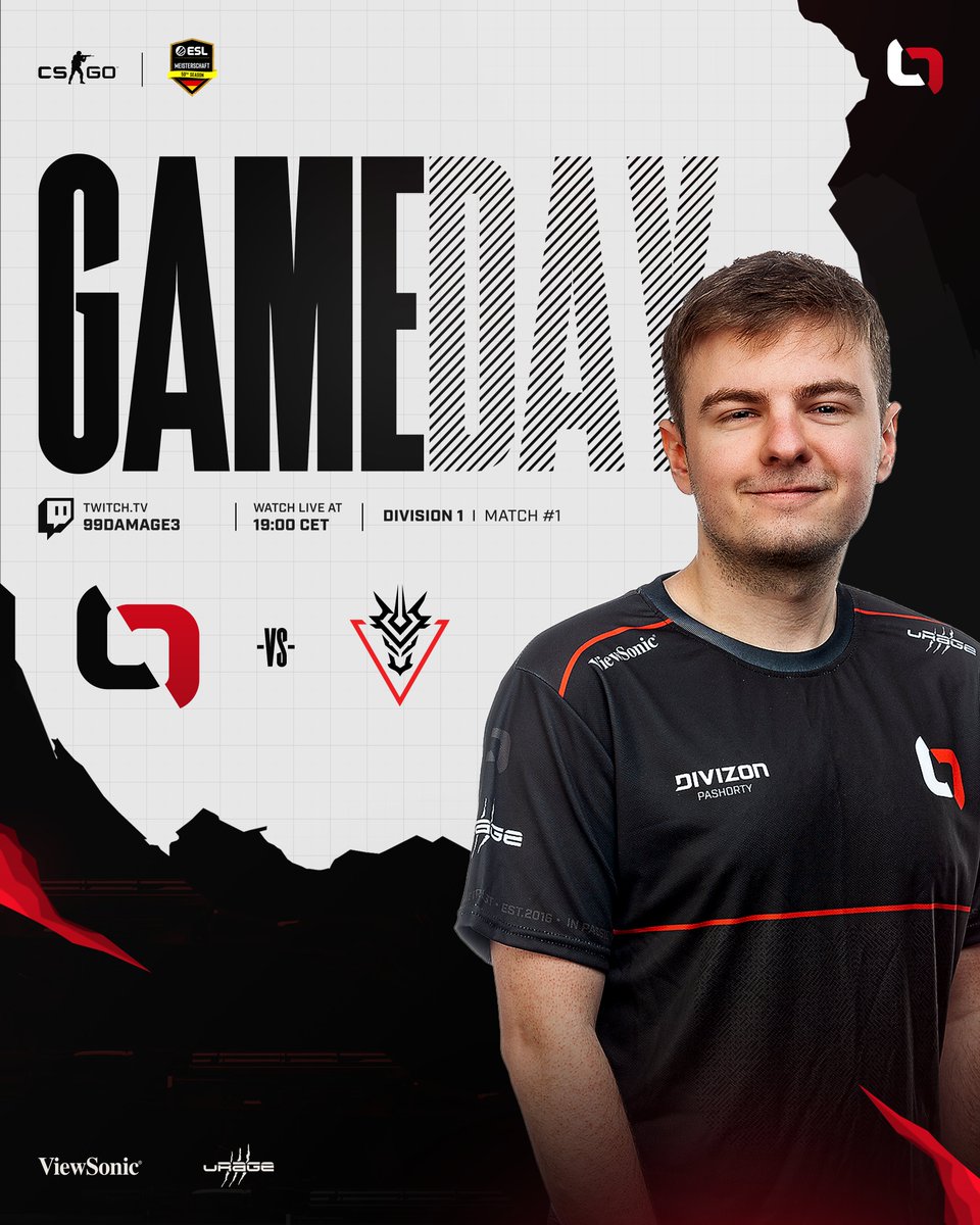 DIVIZON (@divizongg) on Twitter photo #ESLMeisterschaft MATCHDAY! 😍🔥👊
It is gonna be a tough one but we already showed them last week, that we are capable of beating them 😏
🆚 <a href="/SNOGARD_Dragons/">SNOGARD Dragons 🐉</a> 
⏰ 19:00 CET
📺 twitch.tv/99damage3
#LETSGODIV #ESLMeisterschaft MATCHDAY! 😍🔥👊
It is gonna be a tough one but we already showed them last week, that we are capable of beating them 😏
🆚 <a href="/SNOGARD_Dragons/">SNOGARD Dragons 🐉</a> 
⏰ 19:00 CET
📺 twitch.tv/99damage3
#LETSGODIV