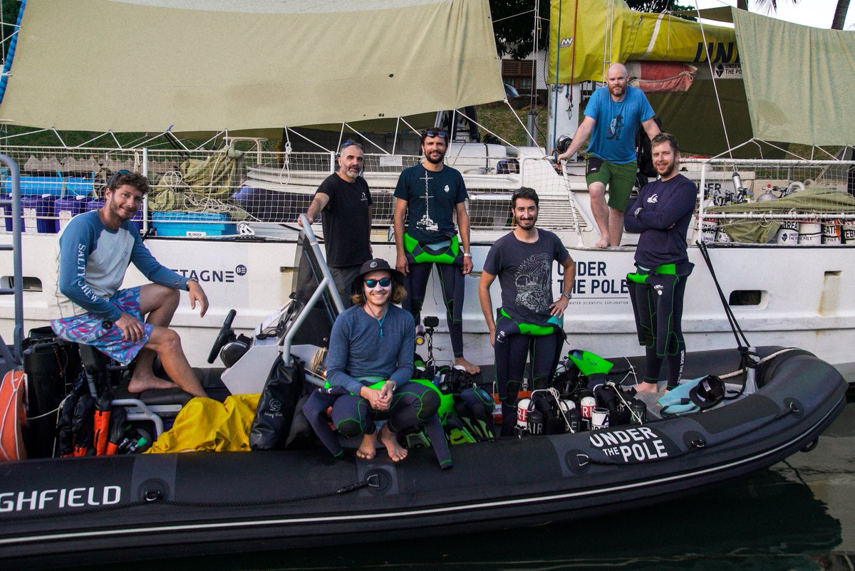 UnderThePole's tweet photo. La troisième mission du programme DEEPLIFE a débuté ! Après l’archipel du Svalbard et les Canaries, le WHY a jeté l’ancre en Guadeloupe 🇬🇵 où l’équipe étudiera les forêts animales marines durant 2 mois.
Merci à tous nos partenaires qui rendent possibles ces expéditions ! https://t.co/LkVMqAmHuK