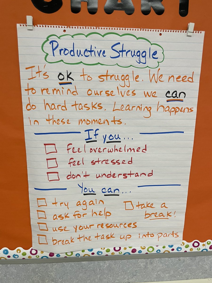 Productive struggle is okay!!! #Mathtime #KCMconference2023