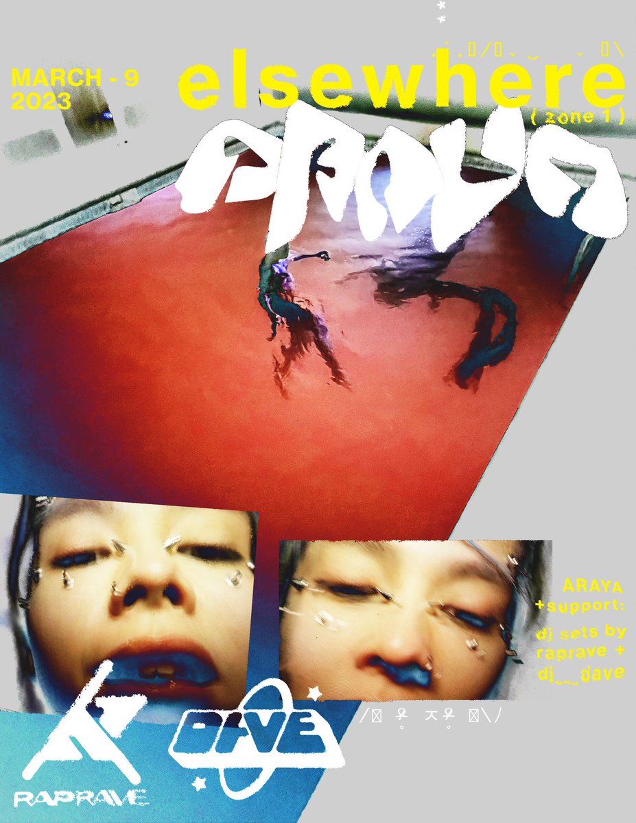 back at <a href="/elsewherespace/">𝚎 𝚕 𝚜 𝚎 𝚠 𝚑 𝚎 𝚛 𝚎</a> tn in NYC for <a href="/Arayahub/">Araya</a> w/ @DJ____DAVE 

tix available online &amp; at the door -®️