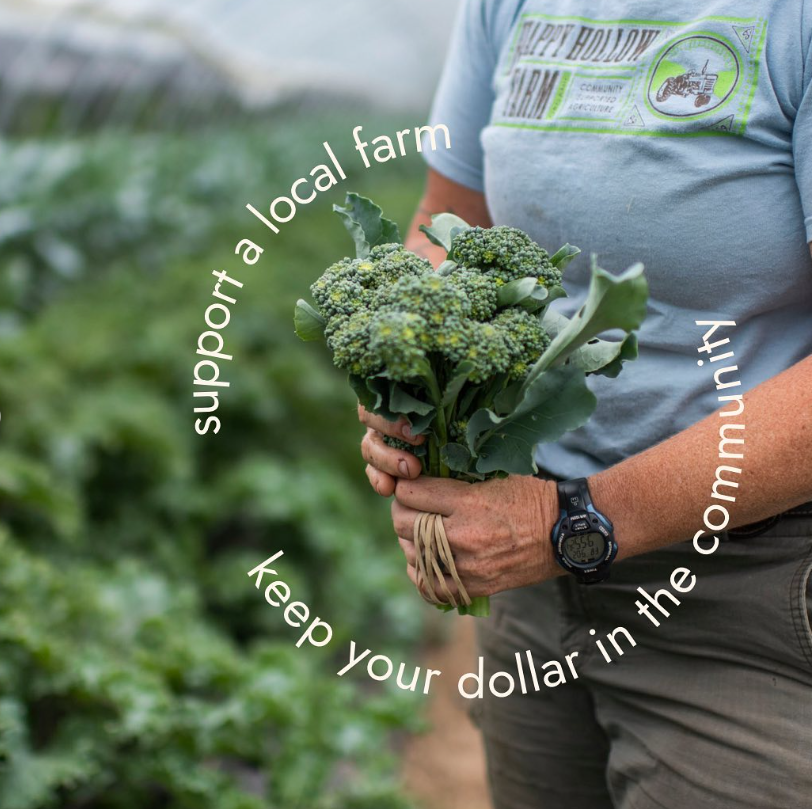 Big news! CCUA was awarded a grant from FairShare CSA Coalition to purchase three Community Supported Agriculture shares from Happy Hollow Farm that will be donated to the Central Pantry. Fair Share CSA will pay for 50% of the cost and Happy Hollow Farm will cover the other!