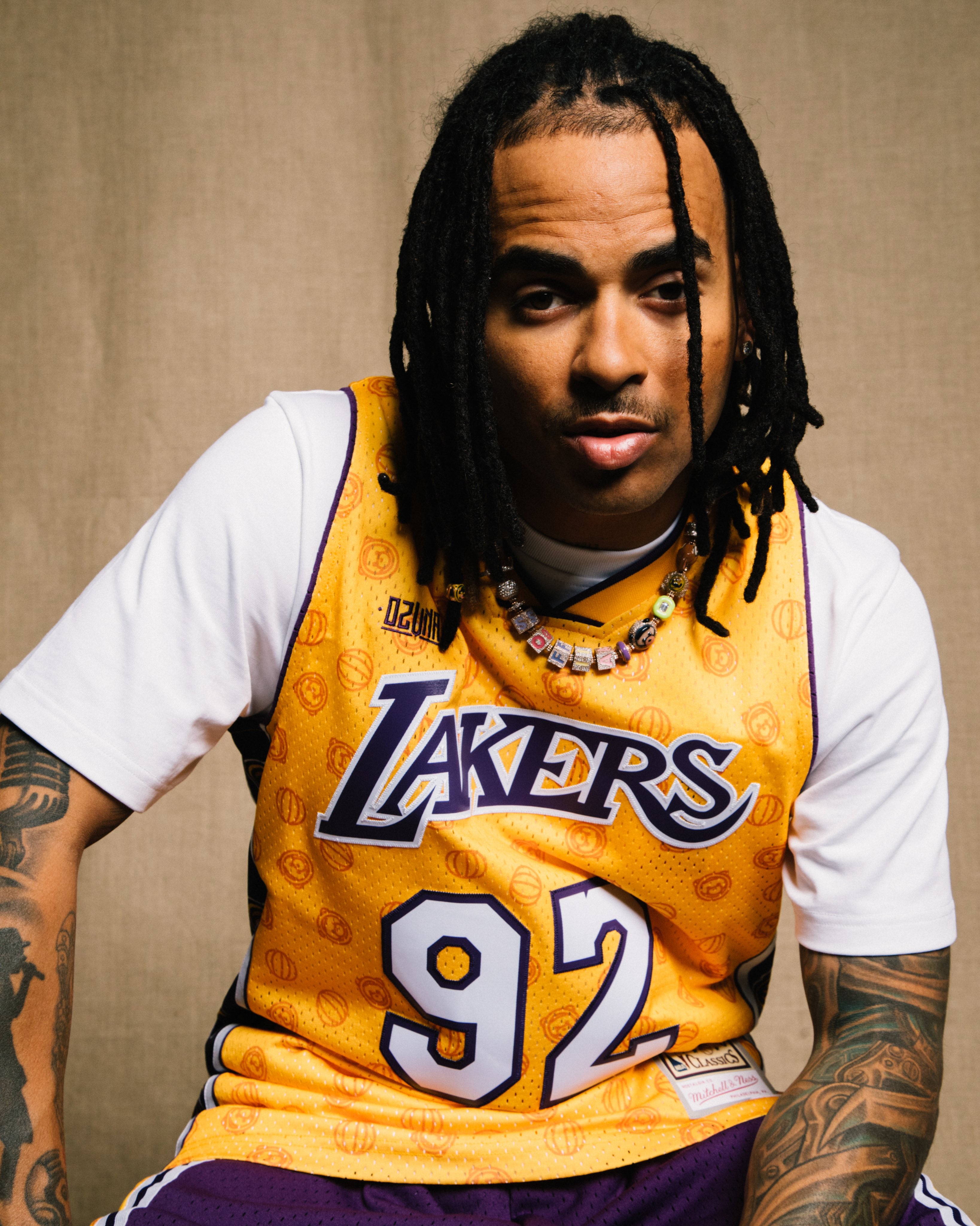 Mitchell & Ness on X: OZUNA X @Lakers x M&N Collaborating with us and  his favorite NBA franchise, the Los Angeles Lakers, we have curated a new  collection consisting of a Swingman