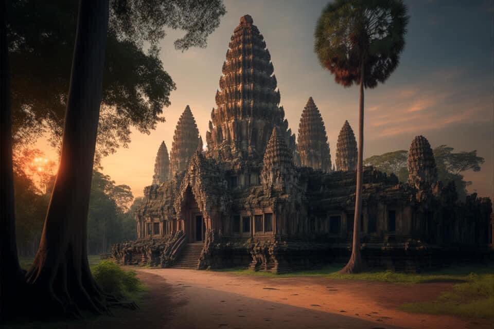 Cambodia’s Angkor wat temple,