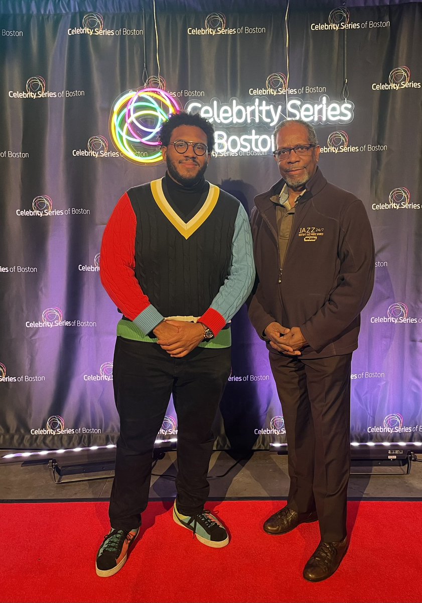 The @GBH @GBHNews Arts & Music Men @jamesabennettii and @SonofTooStrong representing at the opening of @celebrityseries #JazzFestival with @melissaaldana More to come > @hiromispark @OfficialNnenna @amBROSEire  #BostonsJazzMusicSource