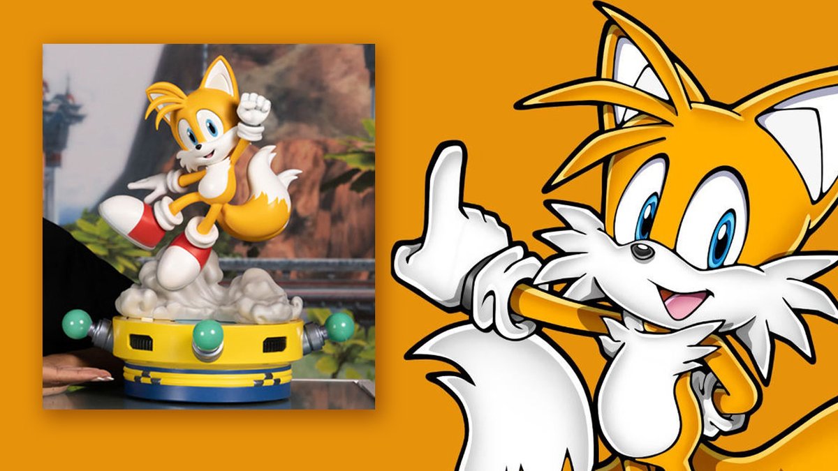 Sonic The Hedgehog Tails Statue