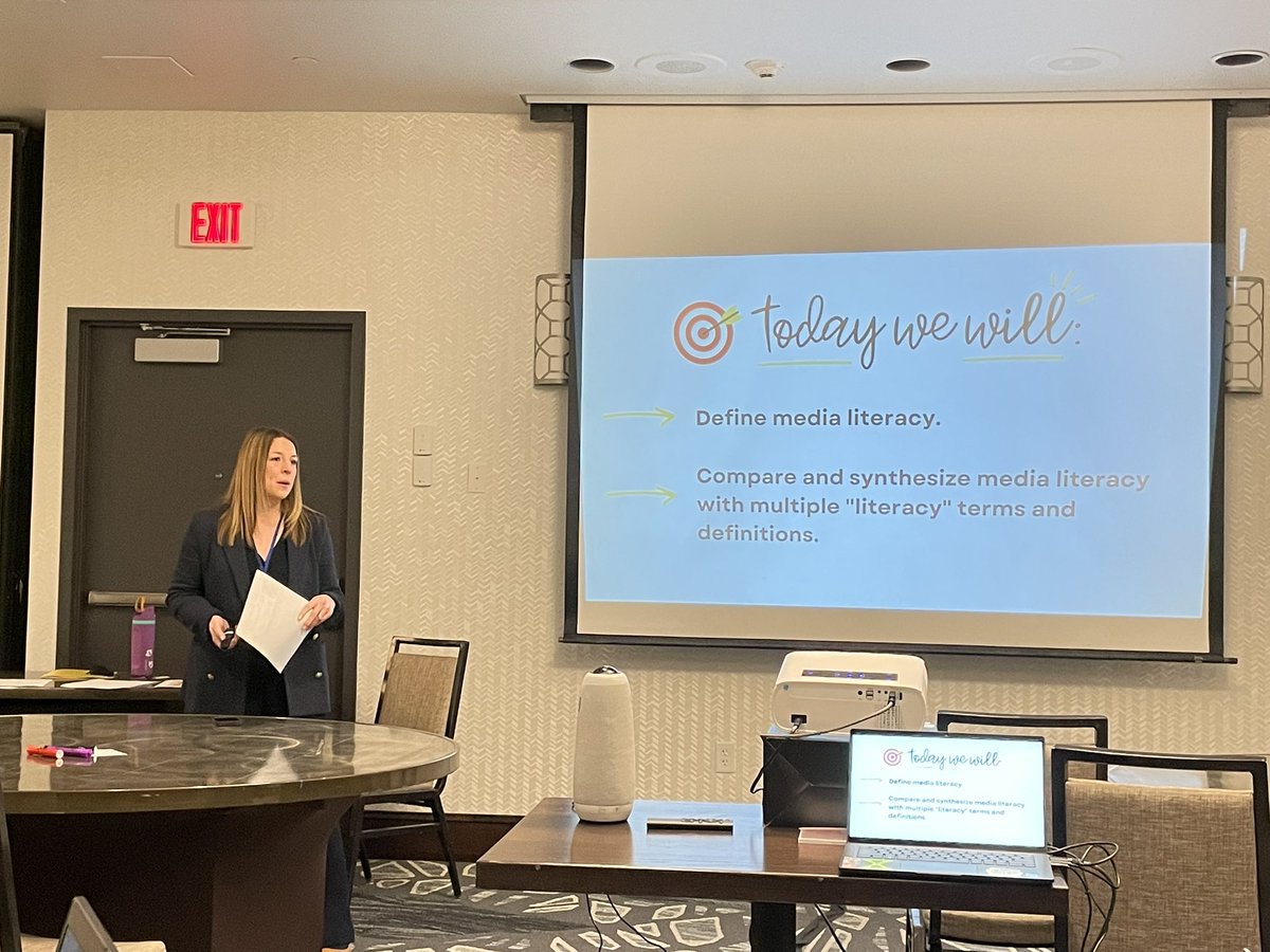 Shout out to @NWaskieLaura for her awesome presentation on ‘What is Media Literacy Anyway?’ at our 2023 @NYS_EMTA conference!