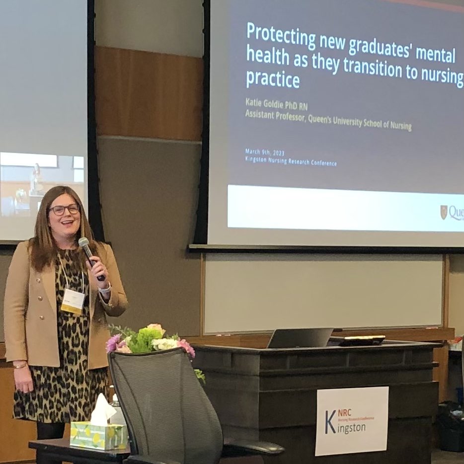 Dr. Danielle Macdonald (@dmacdonald902) on Twitter photo <a href="/profkatiegoldie/">Katie Goldie</a> presents #Keynote called #Protecting new graduates’ #MentalHealth as they #Transition to #NursingPractice at the #KingstonNursingResearchConference @QueensuSON <a href="/KTerna/">Erna Snelgrove</a> <a href="/JPGalica/">Jacqueline Galica RN, PhD, CON(C)</a> <a href="/PremjiShahirose/">Dr. Shahirose Premji</a> @marianlflude <a href="/JasonHannKHSC/">Jason Hann</a> <a href="/AmandaRossWhite/">Amanda Ross-White</a> <a href="/profkatiegoldie/">Katie Goldie</a> presents #Keynote called #Protecting new graduates’ #MentalHealth as they #Transition to #NursingPractice at the #KingstonNursingResearchConference @QueensuSON <a href="/KTerna/">Erna Snelgrove</a> <a href="/JPGalica/">Jacqueline Galica RN, PhD, CON(C)</a> <a href="/PremjiShahirose/">Dr. Shahirose Premji</a> @marianlflude <a href="/JasonHannKHSC/">Jason Hann</a> <a href="/AmandaRossWhite/">Amanda Ross-White</a>