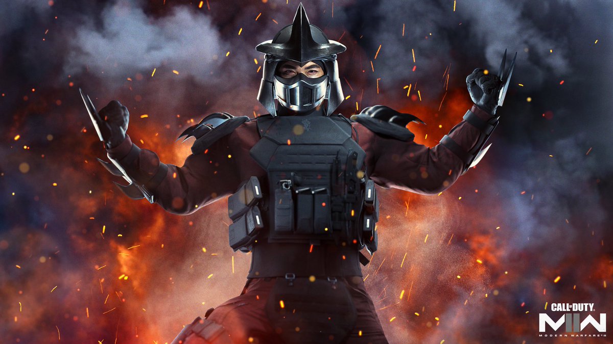 CallofDutyWire's tweet photo. Shredder Arrives March 21st! 

#CallofDuty #MW2 #ModernWarfareII #Warzone2 https://t.co/sHgkxtONCp