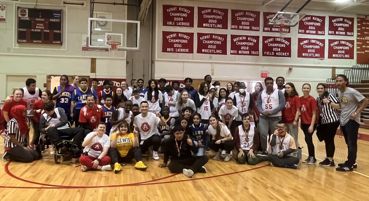 Jae Lee (@jaelee0423) on Twitter photo Today was the best day ever! Our <a href="/AnnandaleAtoms/">Annandale High School</a> Special Olympics team hosted our annual Fanquest with the <a href="/LancersUnified/">Lewis Lancers Special Olympics</a>. The stands were packed, the crowd was loud in support of our teams. I love our team, staff, students and all! #AtomNation #InclusionRevolution <a href="/FCPSR2/">FCPS Region 2</a> Today was the best day ever! Our <a href="/AnnandaleAtoms/">Annandale High School</a> Special Olympics team hosted our annual Fanquest with the <a href="/LancersUnified/">Lewis Lancers Special Olympics</a>. The stands were packed, the crowd was loud in support of our teams. I love our team, staff, students and all! #AtomNation #InclusionRevolution <a href="/FCPSR2/">FCPS Region 2</a>