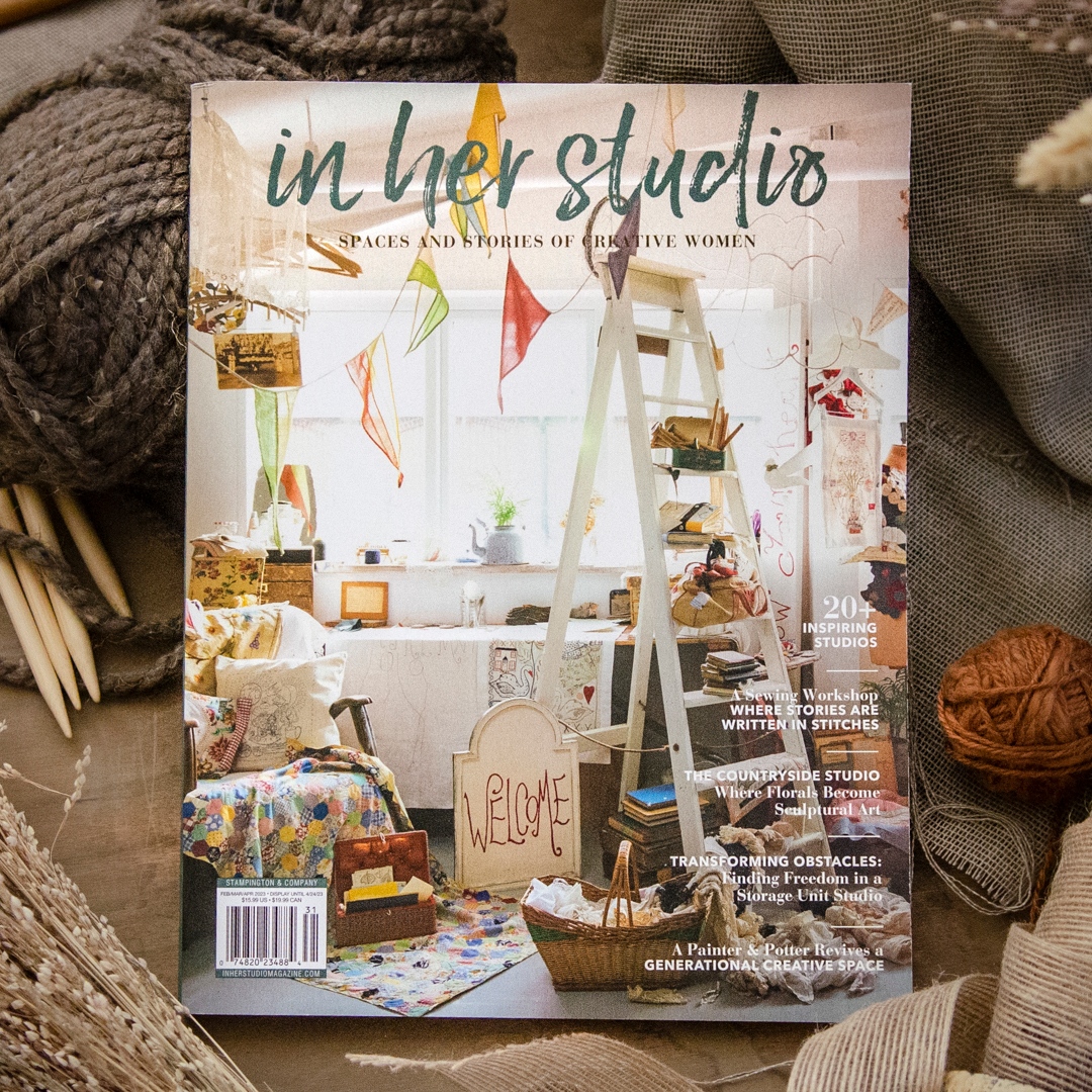 StitchHappy3's tweet photo. We are very excited to have been featured in this months in her studio magazine 🧡 Alongside some amazing women and their creative spaces. I would definitely recommend checking it out... its such a gorgeous magazine!!

#femalefounder  #press #presscoverage #pressfeature https://t.co/QBFVzbofma