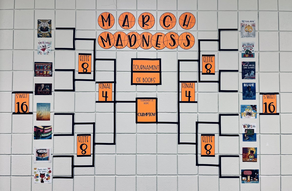 Our March Madness Tournament of Books is underway!! 🏀📚 #MvRe-Energized <a href="/trtomasko/">Dr. Tracie Tomasko</a> <a href="/MV_Knights/">Moshannon Valley SD</a>