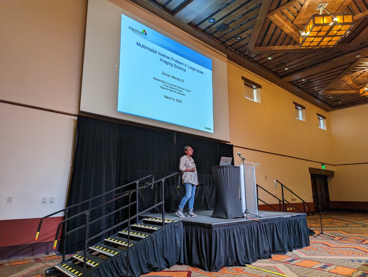 Next up at #coda2023 is Wendy Di from <a href="/argonne/">Argonne National Lab</a> speaking on "Multimodal Inverse Problem in Large-scale Imaging Science"