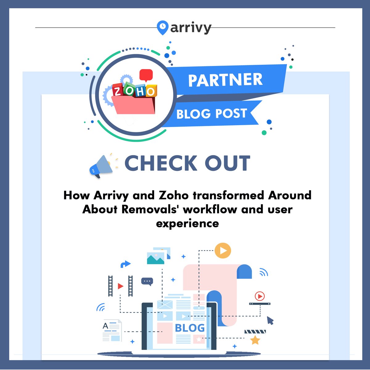 arrivy_platform's tweet image. Check out how Around About Removals evangelized Arrivy's Zoho integration to transform it's workflow and user experience.  
 
#Arrivy #ZohoBlog #AroundAboutRemovals