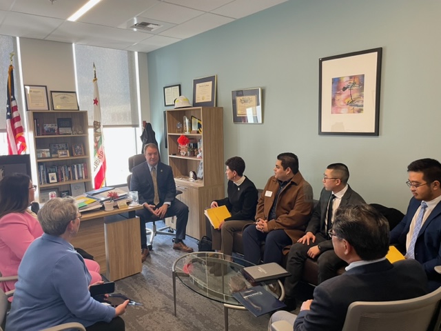 Thanks <a href="/Damon_Connolly/">Damon Connolly</a> for seeing us yesterday for @standwithCSU #CSUforCA  <a href="/SSU_1961/">Sonoma State University</a>
