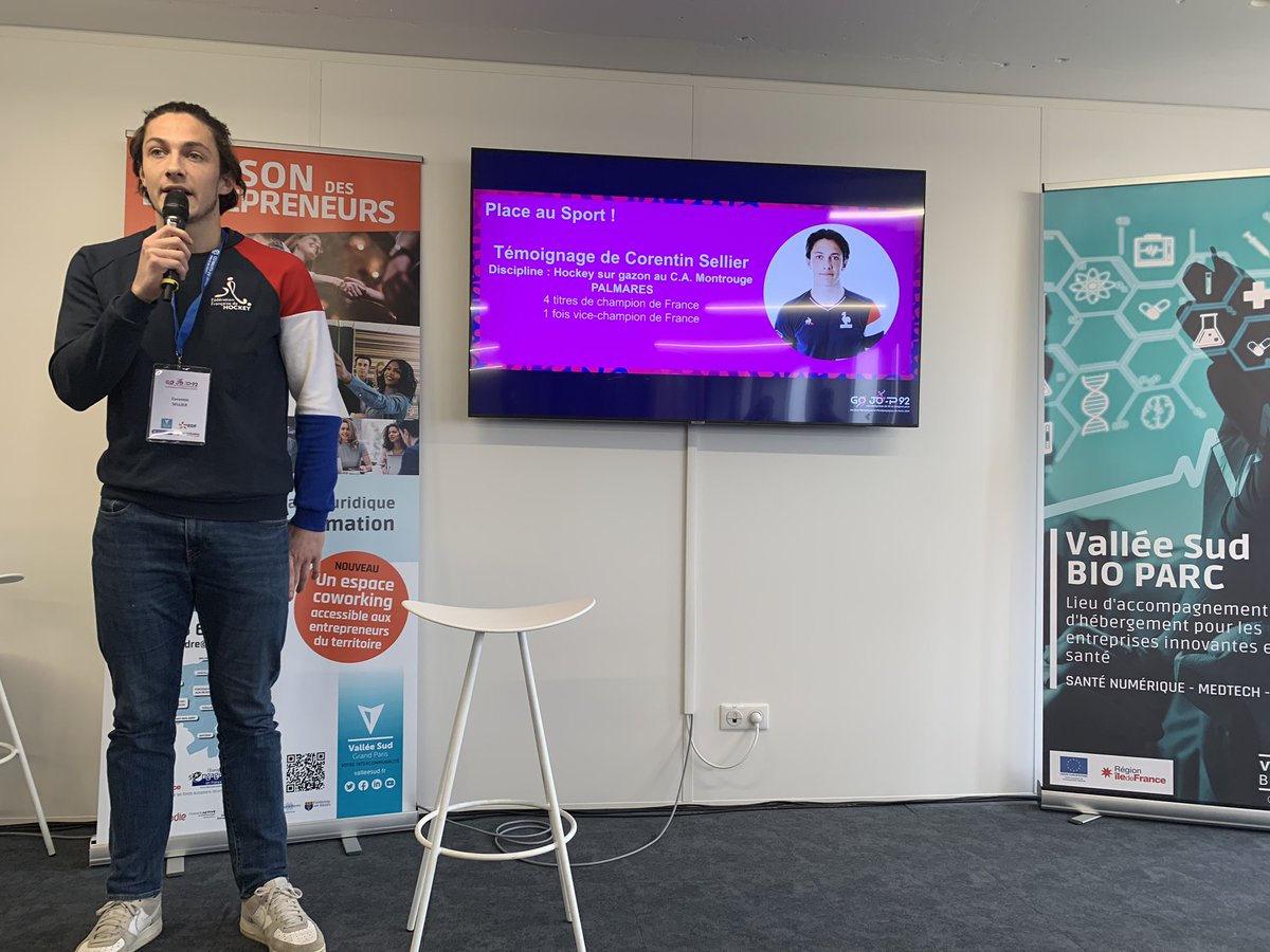 MaginotPascale's tweet image. L’engagement des collaborateurs pour #ObjectifParis2024 🇫🇷🇫🇷Partage d’expérience des entreprises mobilisées auprès des entrepreneurs du @CCI_92 @Fontenay92 @vallee_sud @maTournaire et témoignage d’un jeune sportif de @FF_Hockey 👏👏👏🇫🇷🇫🇷@pldeguillebon #OrangeEvents 🧡