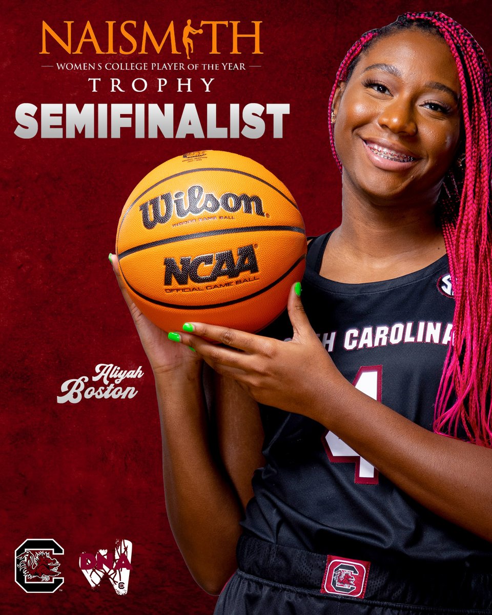 South Carolina Women's Basketball (@gamecockwbb) on Twitter photo Another list narrowed but our 👑
<a href="/aa_boston/">Aliyah A. Boston</a> remains!
gamecocksonline.com/news/2023/03/0… Another list narrowed but our 👑
<a href="/aa_boston/">Aliyah A. Boston</a> remains!
gamecocksonline.com/news/2023/03/0…