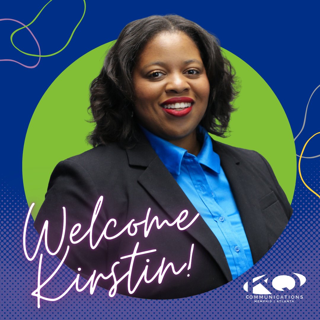Join us in welcoming our newest Senior Account Executive, Kirstin Cheers, to #TeamKQ! Learn more about Kirstin on our website! loom.ly/jYKFUDo

#KQCommunications #GoodWorkForGoodPeople #PurposeDrivenBusinesses #LetUsTellYourStory #Memphis #Atlanta