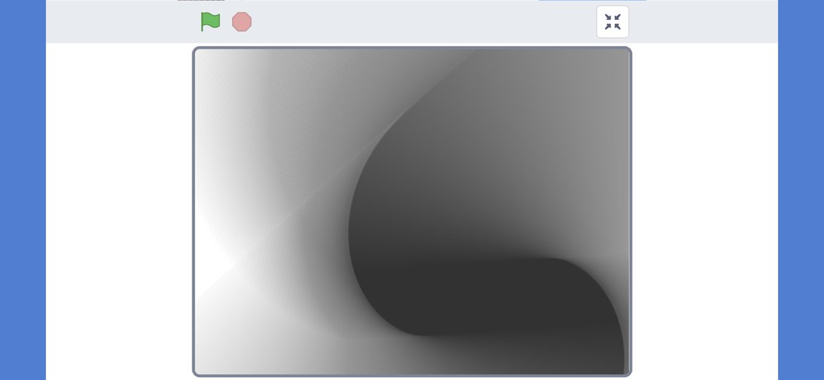 qramo's tweet image. この手の #VisualCode スタジオに入れてる作品の中で何故かよく見られてるのはこちら。(とはいえ170程度)
実行するたびにモノクロームのグラデーションを生成してくれるプロジェクトです。 #Scratch
scratch.mit.edu/projects/71423…