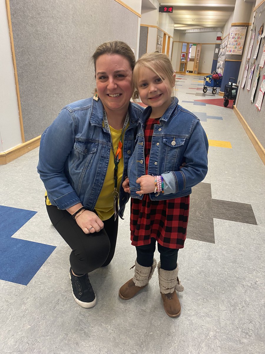 Today is superhero day for @gretchkostars, and one of my students dressed up as me! My heart could not be any more full. This is why I teach. 💕 #MarchisReadingMonth #OnlyWB #RelationshipsMatter