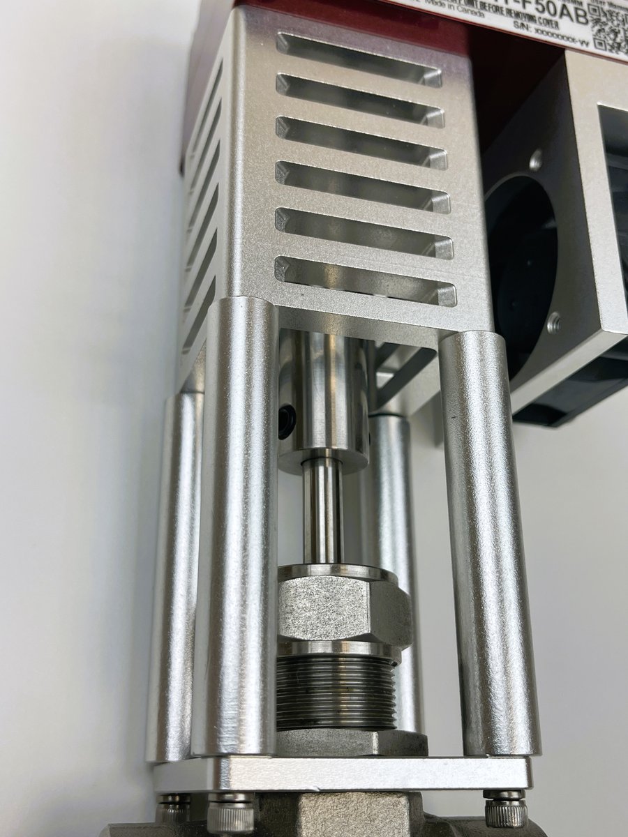 Hanbay_Inc's tweet photo. Control high temperature fluid with ease and precision using Hanbay's high temperature mounting kit. Hanbay electric actuators can be matched with any valve (up to 6” line size inches) containing graphite packing. https://t.co/aSK1CXhZXP