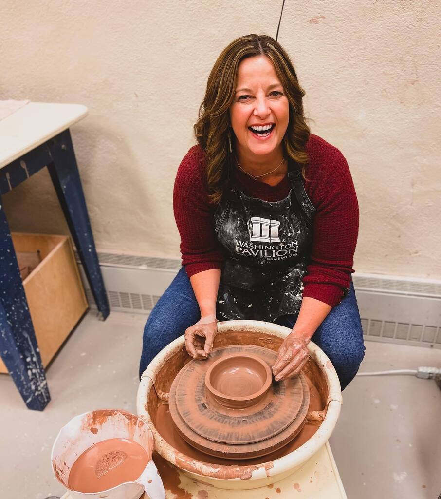 Last week, some of my besties and I went to a class where we made pottery on a wheel. 

Our teacher gave us instructions, and he made it sound easy. Before I sat at my wheel, I scanned the shelves, looking for inspiration. A gorgeous fluted bowl caught m… instagr.am/p/Cpko31NrV9_/