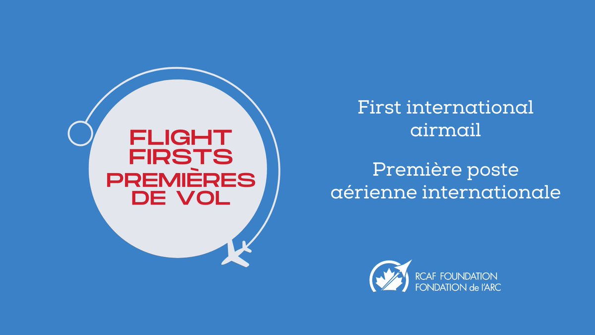 rcaf_foundation's tweet photo. In March 1919, airplane manufacturer William Boeing and pilot Eddie Hubbard carried a sack of mail from Vancouver, BC to Seattle, Washington by seaplane. This demonstration flight was the first known international air mail trip! #FlightFirsts https://t.co/ydY6qW0hxV
