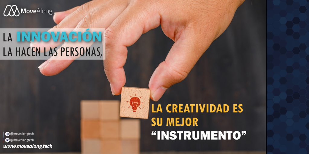 Que la innovación y la creatividad tengan lugar en todas partes y en cualquier momento. #avanzamoscontigo #desarrollamosparati
