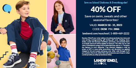 CCLS_Luttrell's tweet image. Need School uniform bottoms? You can save 40% from March 10-31, 2023.  @cclschargers
