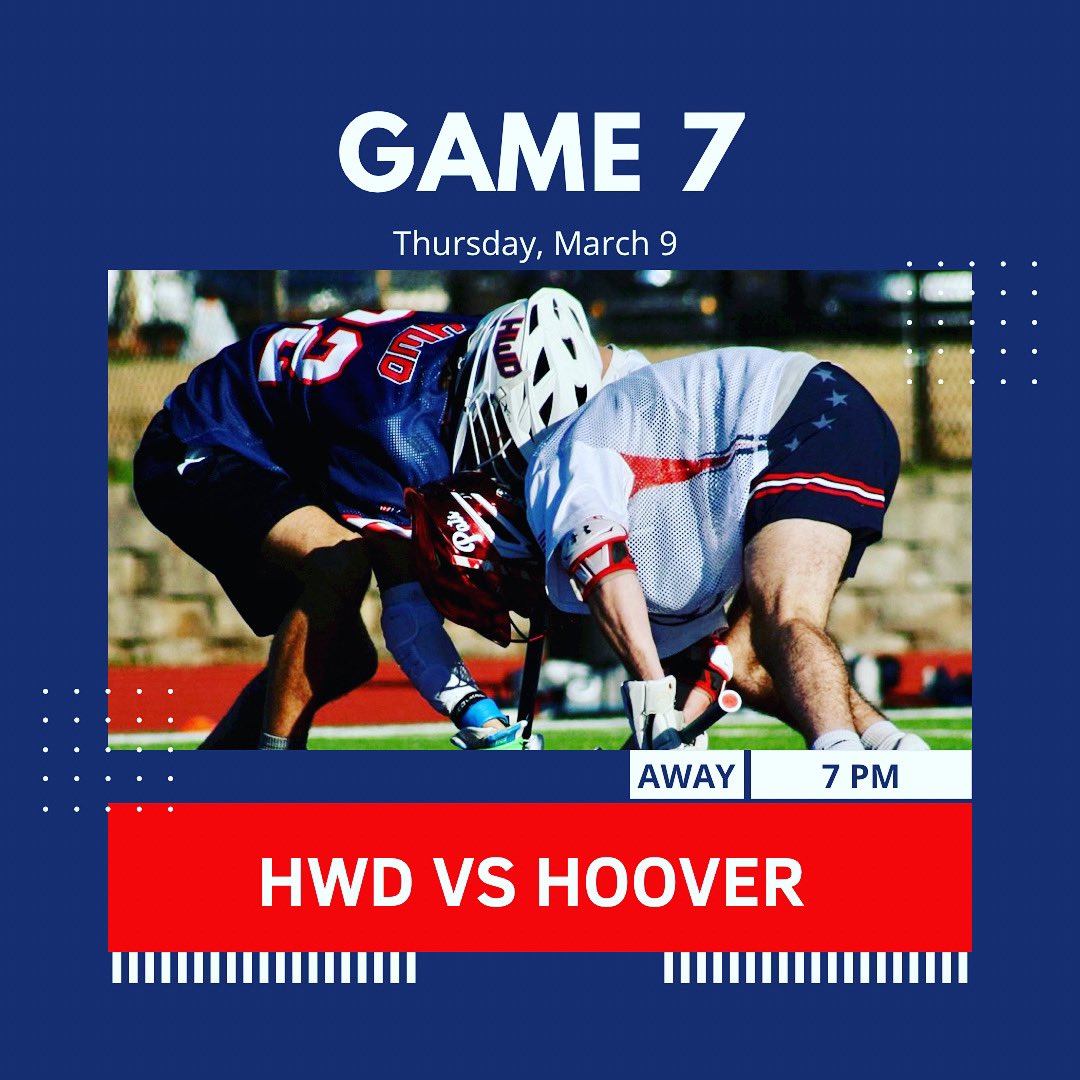 See ya tonight, <a href="/HooverBoysLax/">Hoover Bucs 🥍 Lacrosse</a> #HWDLAX #BringtheJuice 🧃