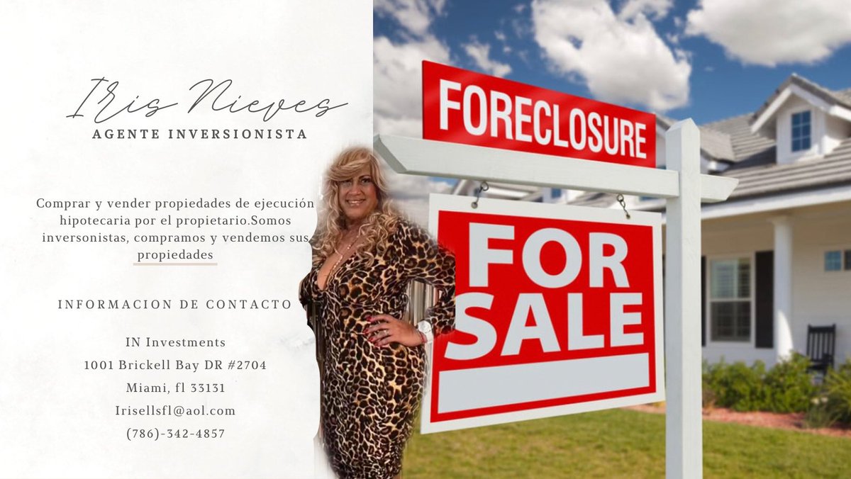 emma_zamora333's tweet image. Miami 🌴 Si quieres vender tu hogar de ejecución, NOSOTROS TE LO COMPRAMOS !!!! contactarnos Ahora 👇👇👇👇👇👇👇👇👇👇👇
#miami #MiamiBeach #forclosure #homes #casa #Vendatwitter #JuicyJay𓃵