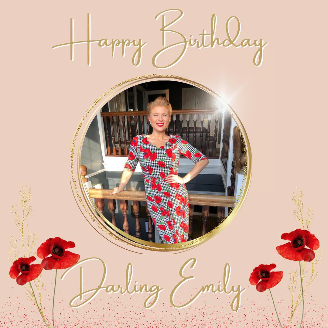 TheDDayDarlings's tweet photo. Happiest of Birthdays to our flame haired Cov lass #DarlingEmily! ⭐️
Celebrating in style today - have a fabulous day Emily! 🥂 https://t.co/OGWAHvarqr
