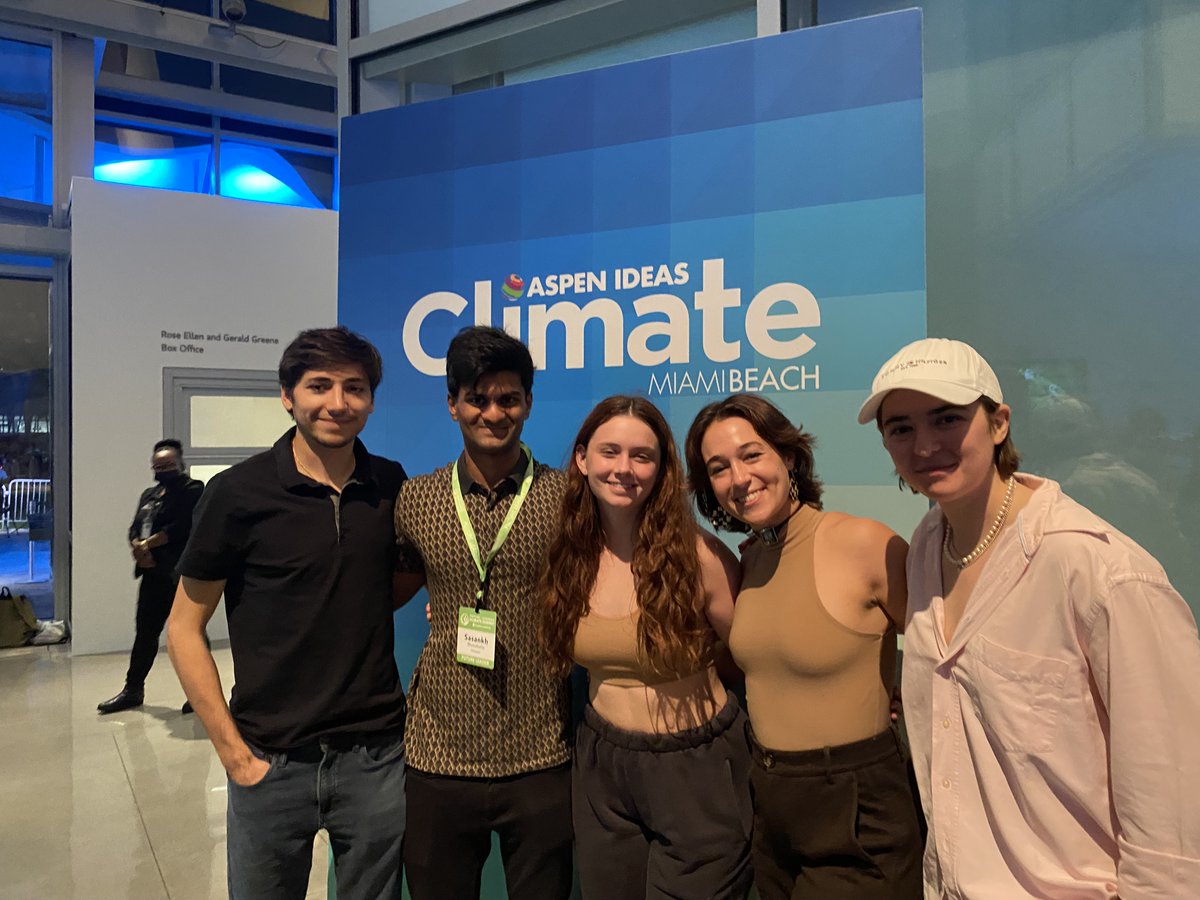 776foundation's tweet photo. s/o to 5 of our #climatefellows at @aspenideas #futureleadersclimate event, young people gathered from all around the world to discus their work in climate👏 https://t.co/tinhb9tbrD