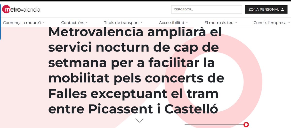 Esta és la política de <a href="/metrovalencia/">Metrovalencia</a>, així es potencia l'ús del transport públic