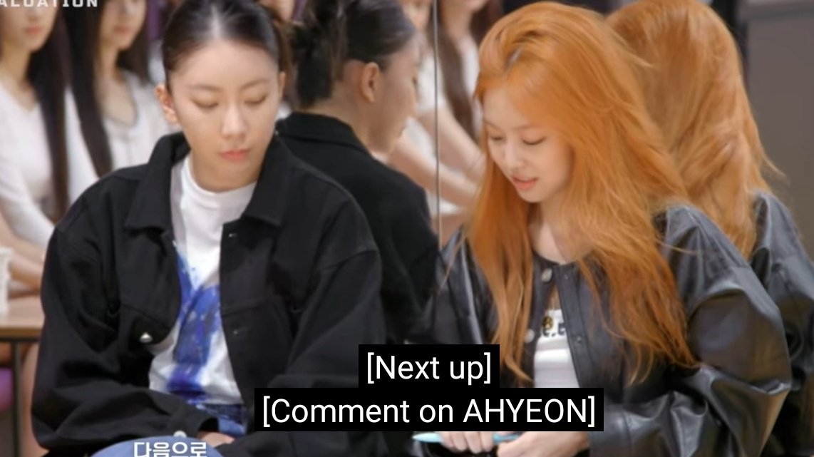 ahyeonbear's tweet photo. jennie said ahyeon has the most talent among the members omg 🤍😭 https://t.co/0x0KrMLmIe