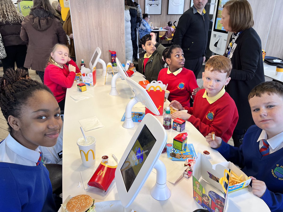 As part of our #WorldBookDay celebrations, 16 lucky competition winners were taken to <a href="/7Stories/">Seven Stories</a> to buy a book of their choice and had a treat lunch from <a href="/McDonaldsUK/">McDonald's UK</a>. The children made their own  books using only one piece of A3 paper.