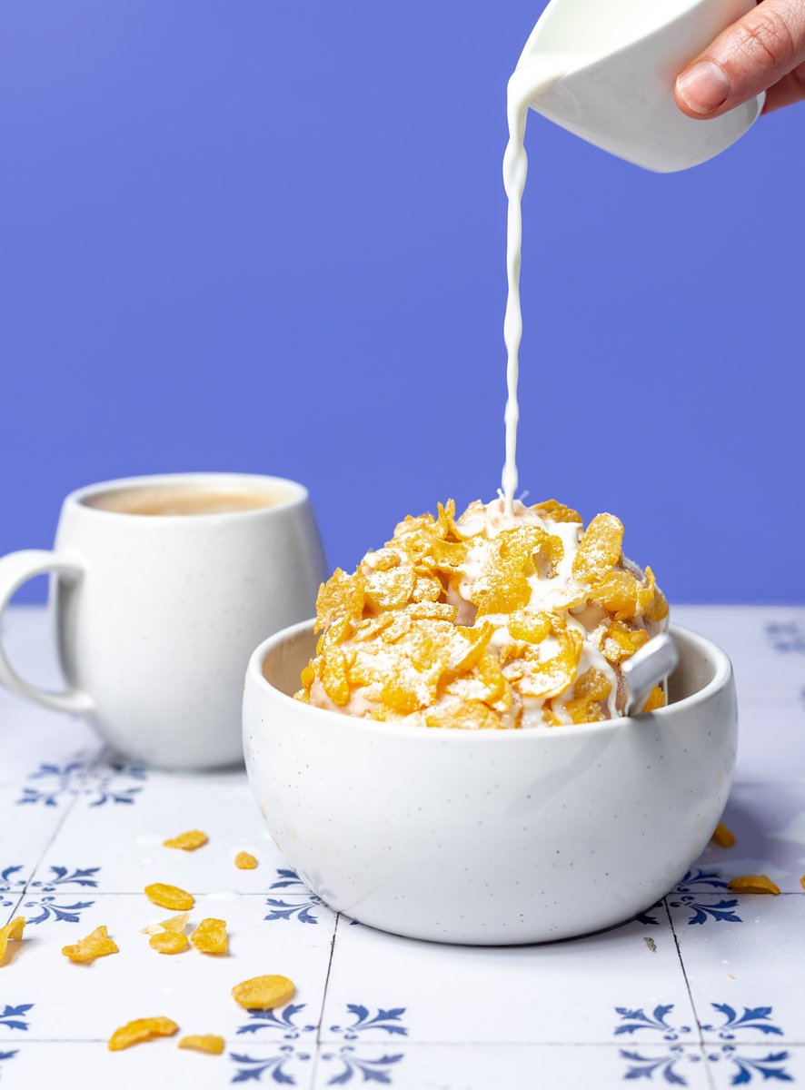 This donut is cereal-iciously delicious!
⁠
Our March monthly special, #CerealMilk 🥣🥛 A yeast ring dunked in cereal (oat) milk glaze, topped with crunchy cornflake cereal and finished with a dusting of icing sugar (V).⁠
⁠
So good you'll want one every morning for breakfast!
