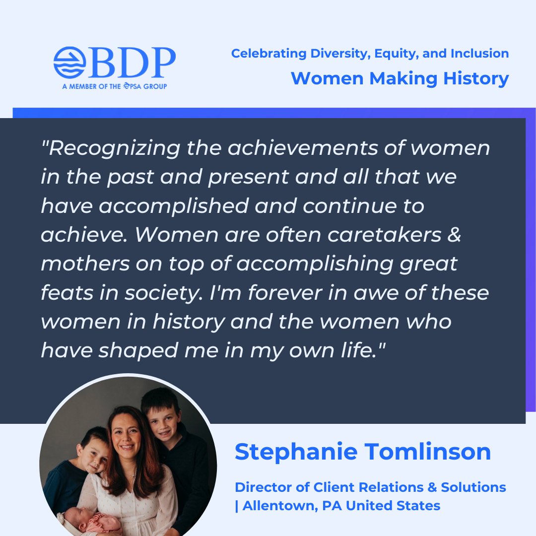 In honor of Women's History Month, we asked female leaders to share what Women's History Month means to them. Read Stephanie's take below 🙋‍♀️