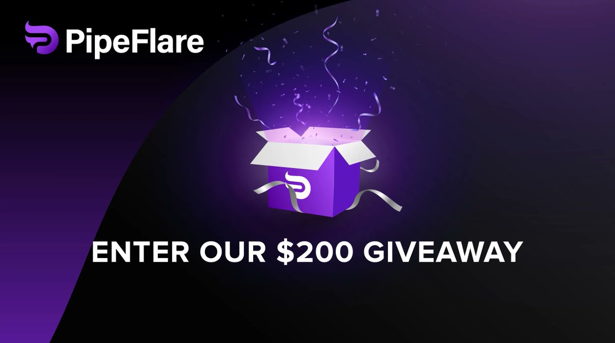 🎁 Enter Our $200 USD Giveaway. Enter Now. 👉 bit.ly/pipeflaregivea… 

Like This Post If You Like Giveaways. 

#Giveaway  #Freebies  #Contest  #WinnersCircle  #LuckyDraw