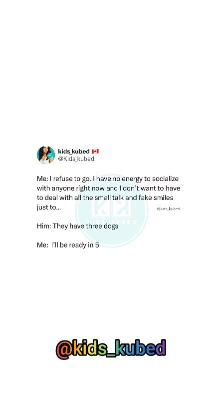 🤣Small barks over small talk any day, right?🙌 See my last reel for proof😂🐕🤩, and GO FOLLOW the absolutely amazing animal loving ➡️ @kids_kubed NOW!!💯👌🌞

#DogsOverHumans
#IYKYK🤷‍♀️
.
.
.
.
.
.
.
#momstofollow #icantadult #petallthedogs
#DogsAreBet… instagr.am/reel/CpkofYFDU…