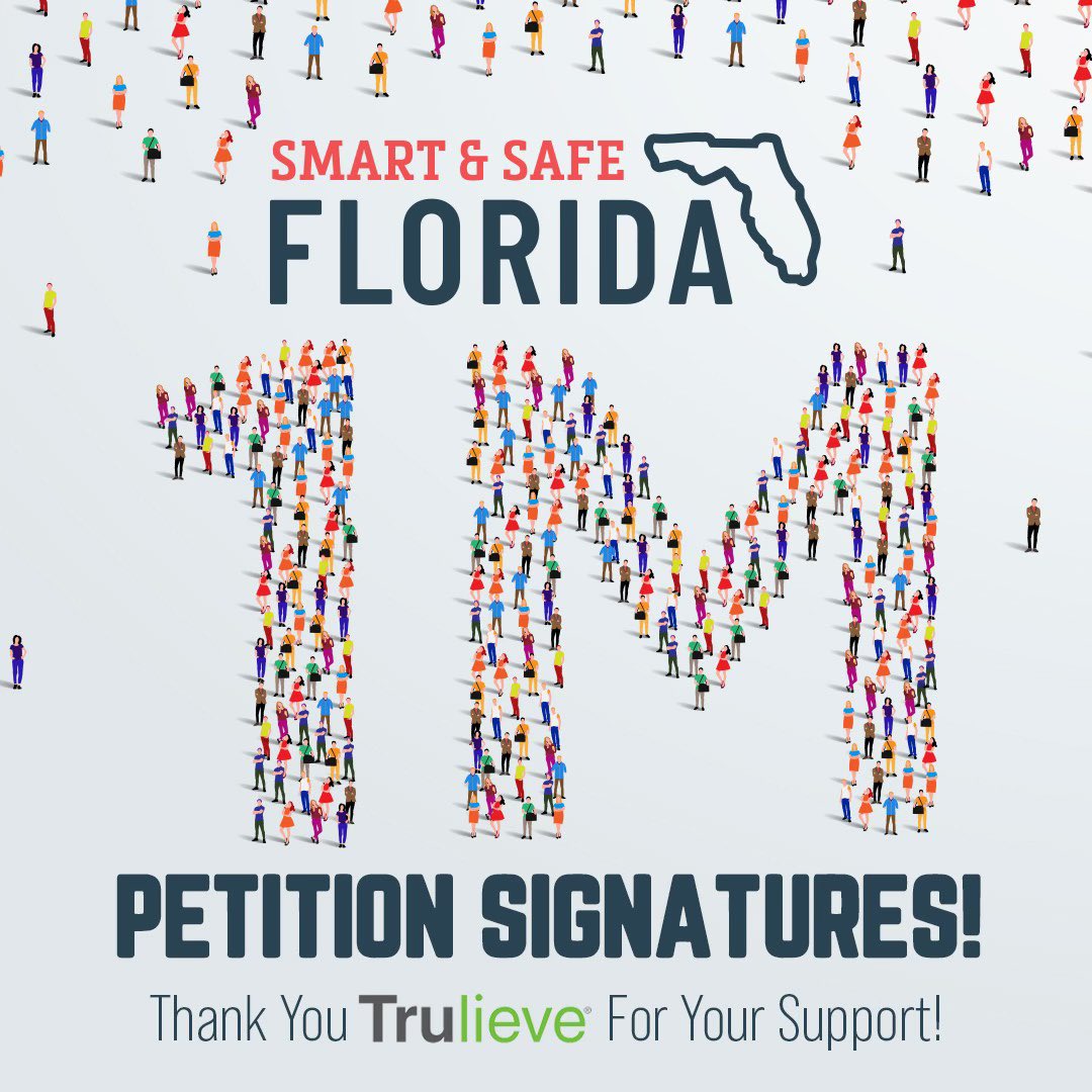 BellamyBrothers's tweet image. “Smart &amp;amp; Safe FL reached a huge milestone in gathering over 1 MILLION signatures of support, 420,000 of which have already been validated by the state. We cannot thank @Trulieve enough for their support in this effort to allow for safe and legal adult use of cannabis in FL.”