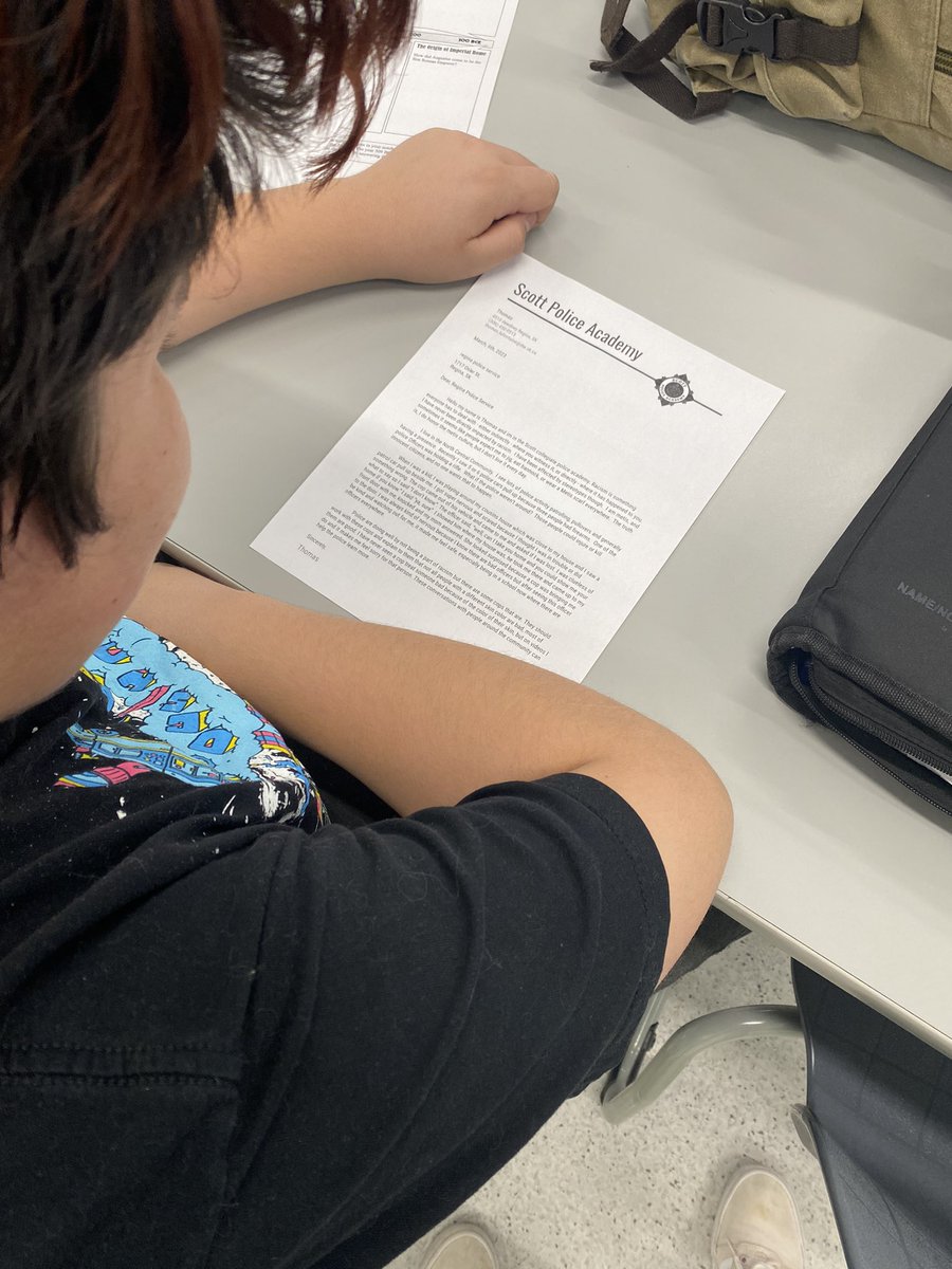 Academy students are currently writing letters to the @RPSCultural about their thoughts and experiences for the International Day of the Elimination of Racism and Discrimination.